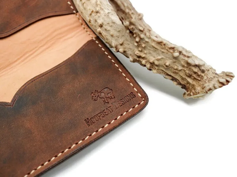 Western Leather Checkbook Cover