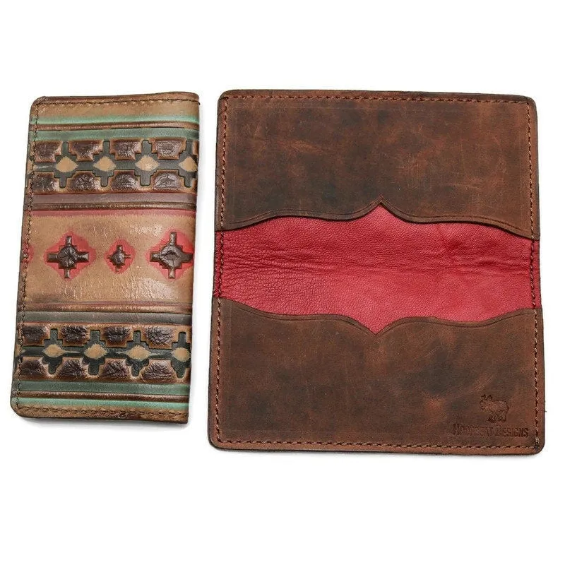 Western Leather Checkbook Cover