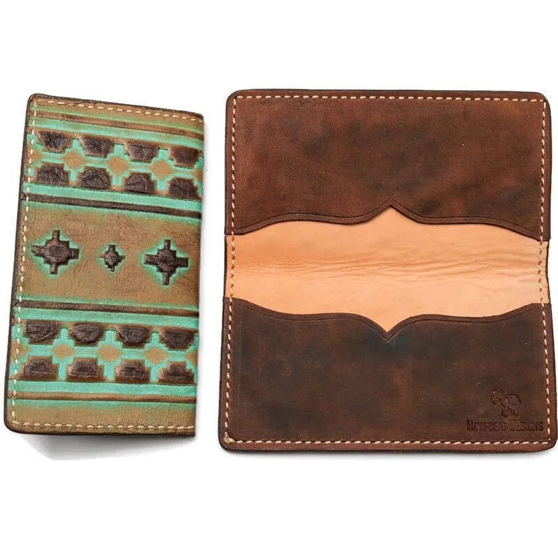 Western Leather Checkbook Cover