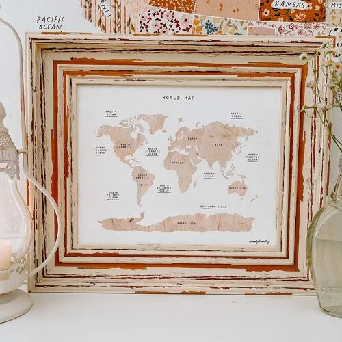 World Maps Prints