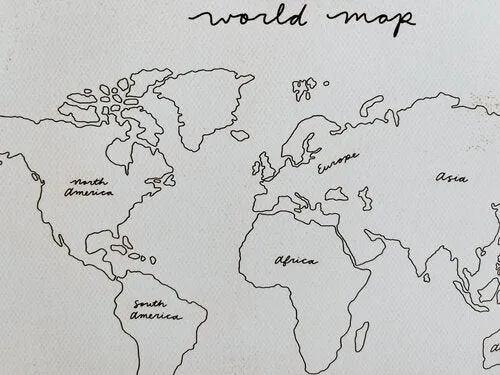 World Maps Prints