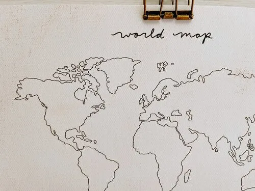 World Maps Prints