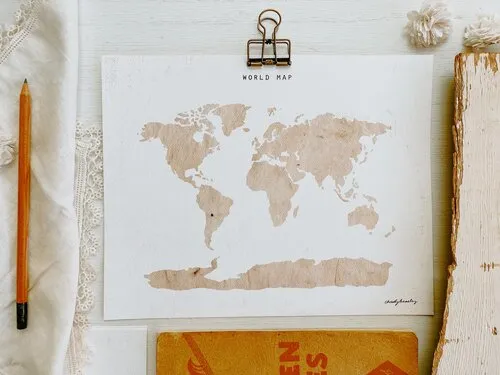 World Maps Prints