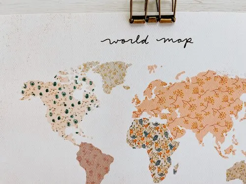 World Maps Prints